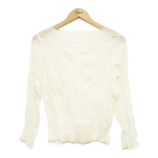 wavy sheer top～ｳｪｰﾋﾞｰｼｱｰﾄｯﾌﾟ | flower／フラワー公式通販