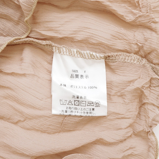 wavy sheer top～ｳｪｰﾋﾞｰｼｱｰﾄｯﾌﾟ | flower／フラワー公式通販