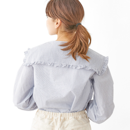 flower(フラワー) | frill collar blouse～フリルカラーブラウス