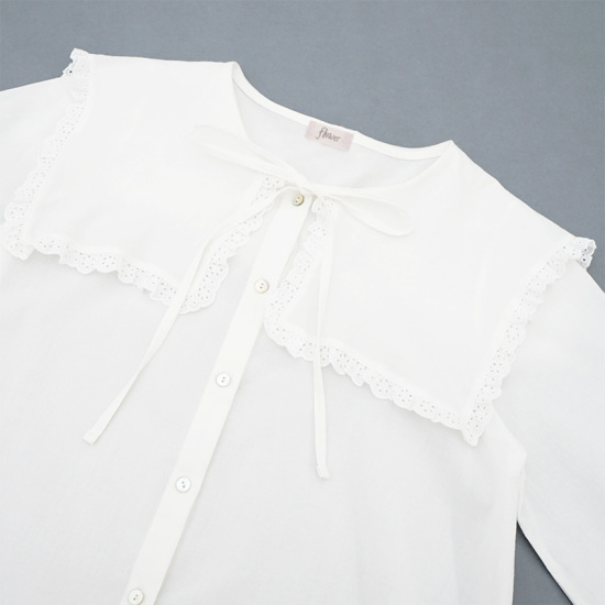 flower(フラワー) | frill collar blouse～フリルカラーブラウス