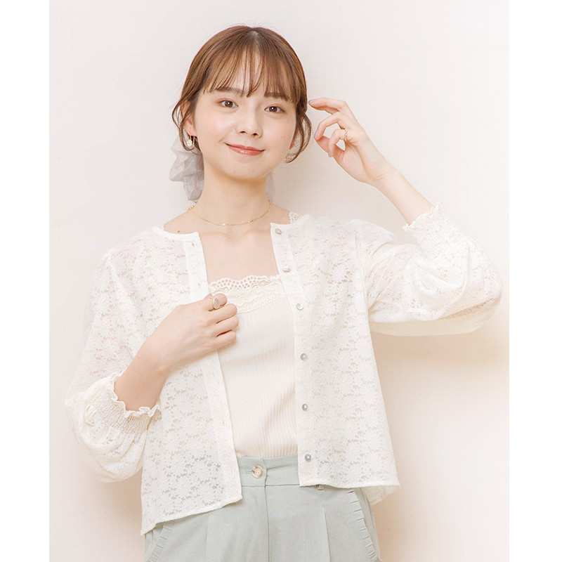 信頼も厚い 60%OFF】margaret flower／フラワー | top～ﾏｰｶﾞﾚｯﾄﾚｰｽﾄｯﾌﾟ lace シャツ+ブラウス(長袖+七分)