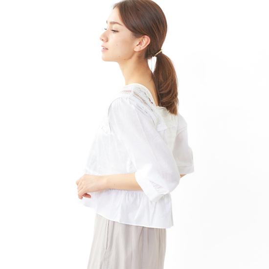OUTLET】mature lace blouse～ﾏﾁｭｱﾚｰｽﾌﾞﾗｳｽ | flower／フラワー公式通販