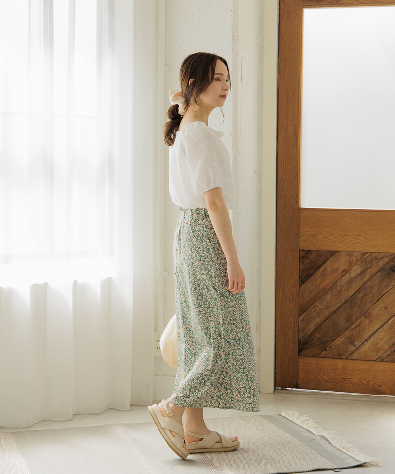 40%OFF】flower swinging skirt3 ～ﾌﾗﾜｰｽｳｨﾝｷﾞﾝｸﾞｽｶｰﾄ3 | flower