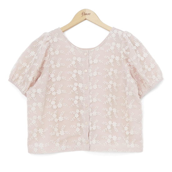 OUTLET】blooming sheer top2～ﾌﾞﾙｰﾐﾝｸﾞｼｱｰﾄｯﾌﾟ2 | flower／フラワー ...