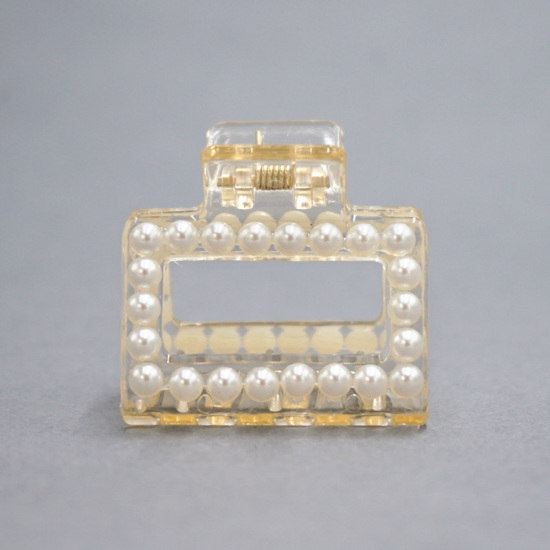 pearly mini square clip ～ﾊﾟｰﾘｰﾐﾆｽｸｴｱｸﾘｯﾌﾟ | flower／フラワー公式通販