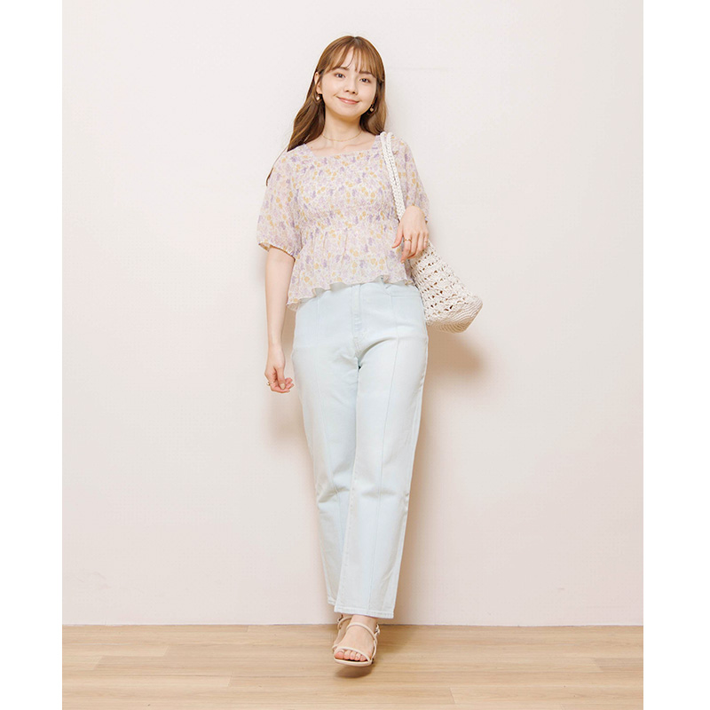 OUTLET】feminine lily blouse～ﾌｪﾐﾆﾝﾘﾘｰﾌﾞﾗｳｽ | flower／フラワー公式通販