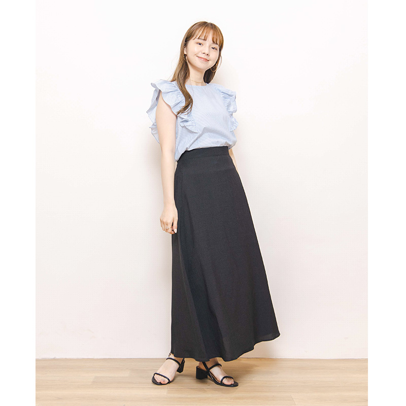 OUTLET】linen like skirt～ﾘﾈﾝﾗｲｸｽｶｰﾄ | flower／フラワー公式通販