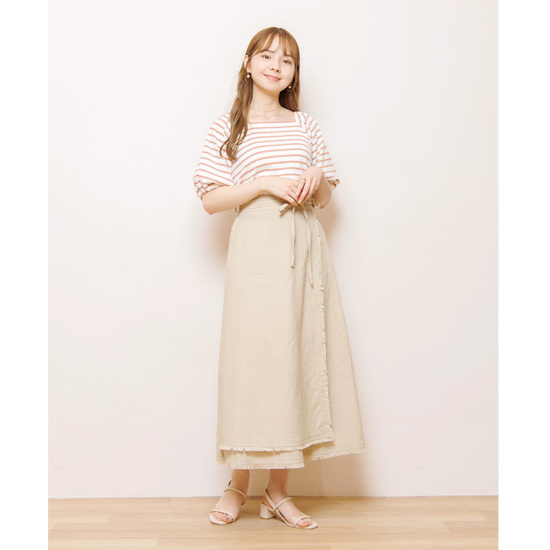 OUTLET】fully fringe skirt～ﾌﾘｰﾌﾘﾝｼﾞｽｶｰﾄ | flower／フラワー公式通販