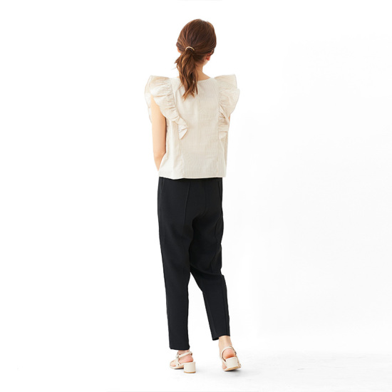 OUTLET】butterfly stripe blouse～ﾊﾞﾀﾌﾗｲｽﾄﾗｲﾌﾟﾌﾞﾗｳｽ | flower