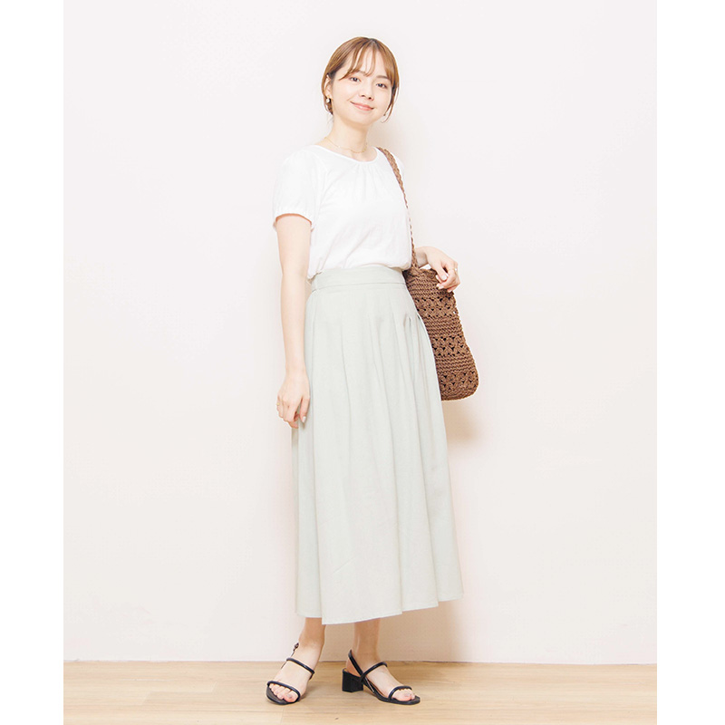 OUTLET】airy tuck skirt～ｴｱﾘｰﾀｯｸｽｶｰﾄ | flower／フラワー公式通販