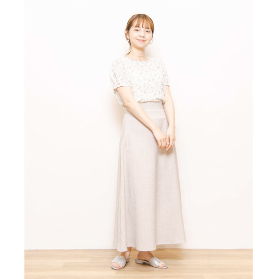 OUTLET】watery bloom blouse～ｳｫｰﾀﾘｰﾌﾞﾙｰﾑﾌﾞﾗｳｽ | flower