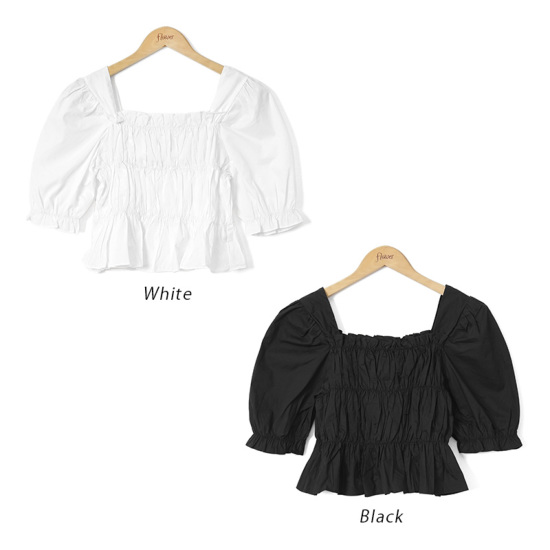 OUTLET】bubble gather blouse～ﾊﾞﾌﾞﾙｷﾞｬｻﾞｰﾌﾞﾗｳｽ | flower／フラワー ...
