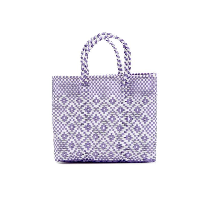 MERCADO BAG ROMBO Metallic Purple White (XS) flower／フラワー公式通販