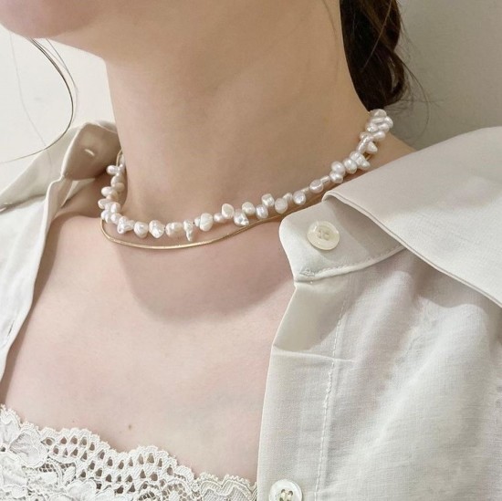 パールネックレス　pearl necklace