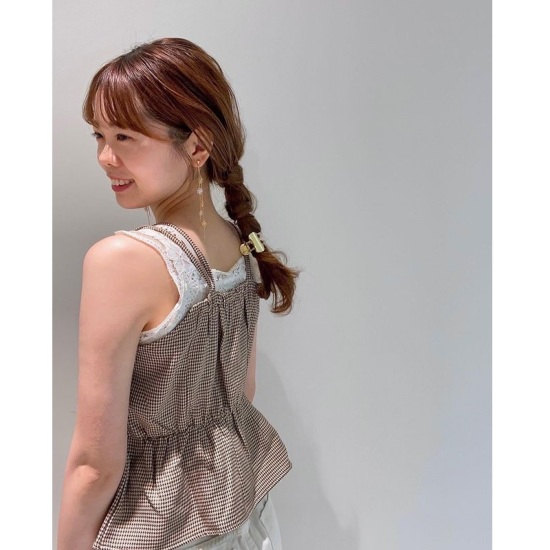 OUTLET】check frill bustier ～ﾁｪｯｸﾌﾘﾙﾋﾞｽﾁｪ | flower／フラワー公式通販
