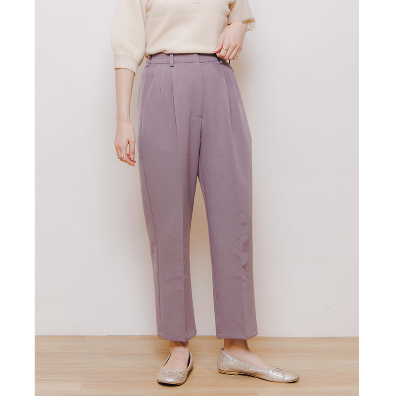 OUTLET】tuck tapered pants～ﾀｯｸﾃｰﾊﾟｰﾄﾞﾊﾟﾝﾂ | flower／フラワー公式通販
