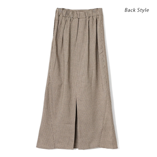 OUTLET】check mermaid skirt～ﾁｪｯｸﾏｰﾒｲﾄﾞｽｶｰﾄ | flower