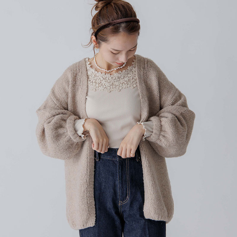 50%OFF】tenderness cardigan2～ﾃﾝﾀﾞｰﾈｽｶｰﾃﾞｨｶﾞﾝ2 | flower／フラワー