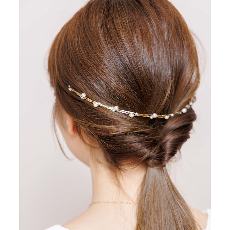 pearl range hairband ～ﾊﾟｰﾙﾚﾝｼﾞｶﾁｭｰｼｬ | flower／フラワー公式通販