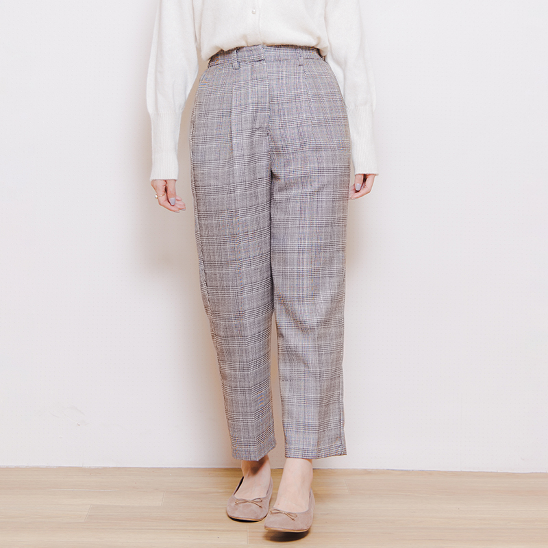 OUTLET】check tapered pants～ﾁｪｯｸﾃｰﾊﾟｰﾄﾞﾊﾟﾝﾂ | flower／フラワー ...