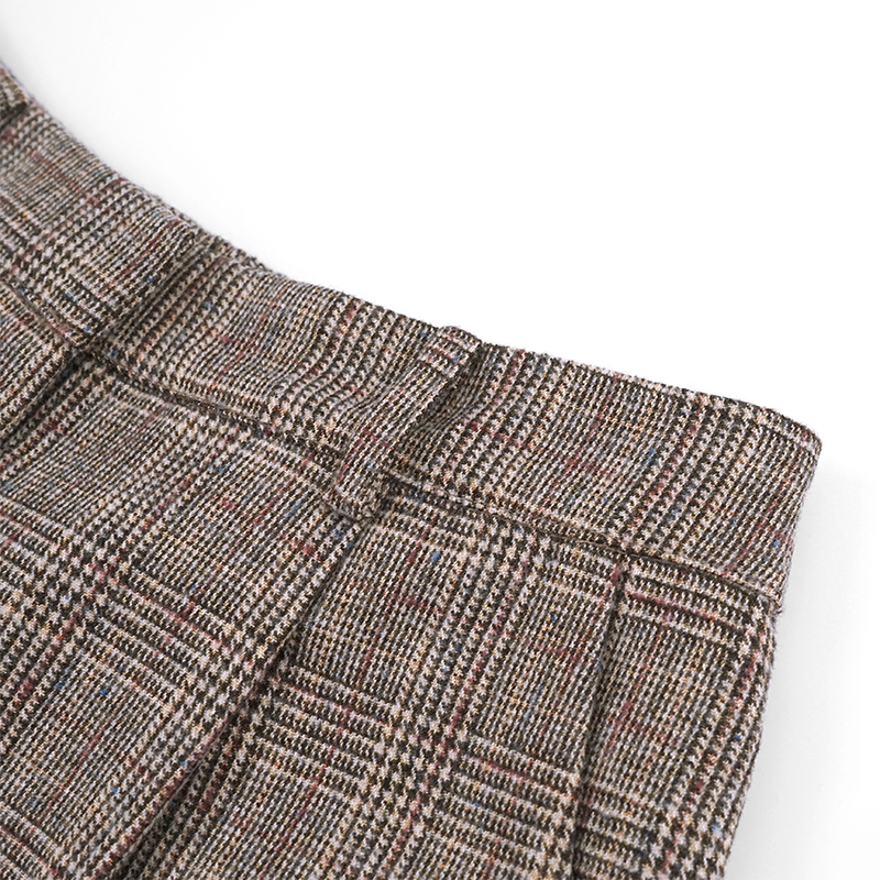 Yuukl様確認用 OUTLET】check tapered pants～ﾁｪｯｸﾃｰﾊﾟｰﾄﾞﾊﾟﾝﾂ | flower