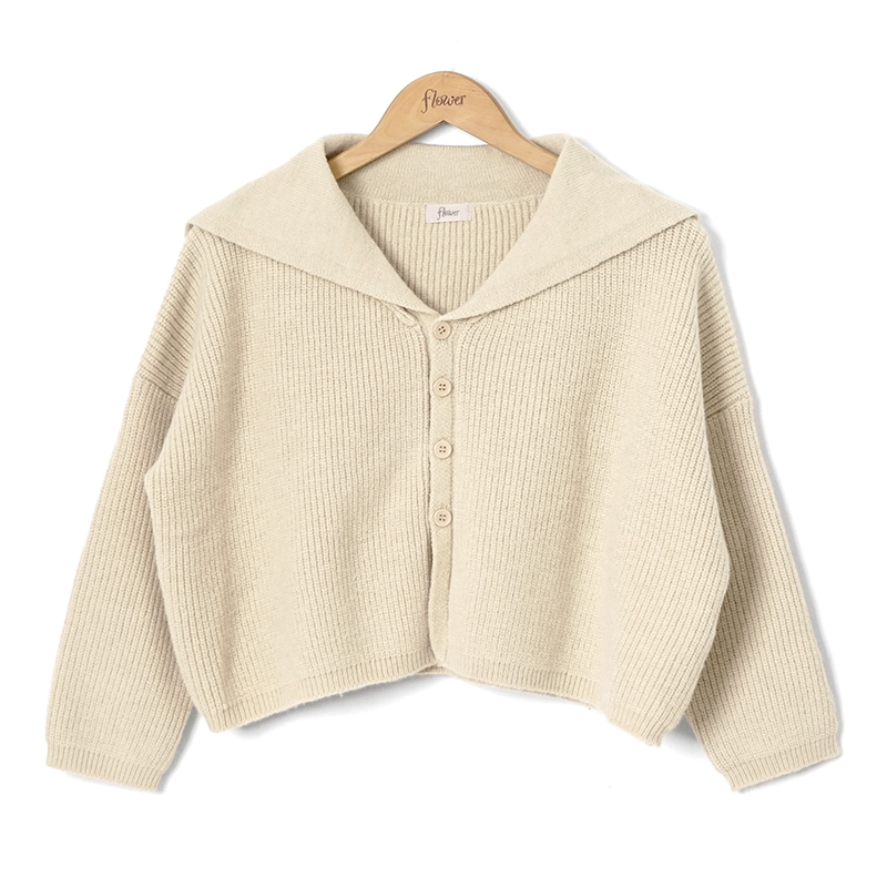 OUTLET】sailor collar knit～ｾｰﾗｰｶﾗｰﾆｯﾄ | flower／フラワー公式通販