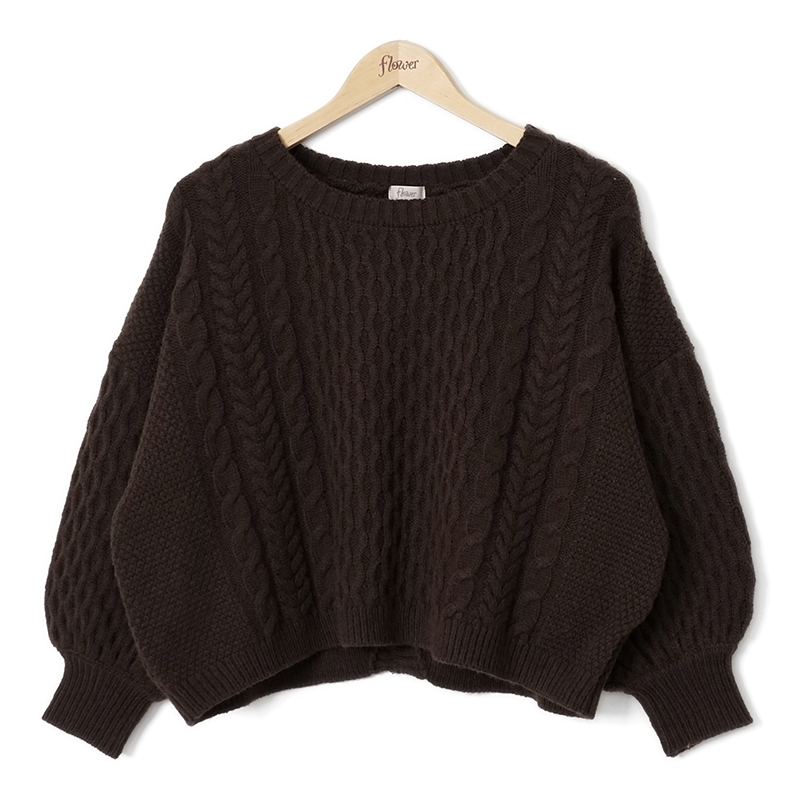 OUTLET】feminine back knit～ﾌｪﾐﾆﾝﾊﾞｯｸﾆｯﾄ | flower／フラワー公式通販