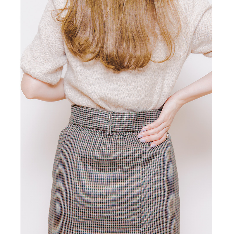 OUTLET】gun club check skirt～ｶﾞﾝｸﾗﾌﾞﾁｪｯｸｽｶｰﾄ | flower／フラワー