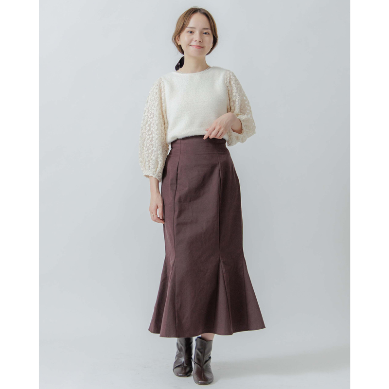 OUTLET】calm papillon skirt ～ｶｰﾑﾊﾟﾋﾟﾖﾝｽｶｰﾄ | flower／フラワー公式通販