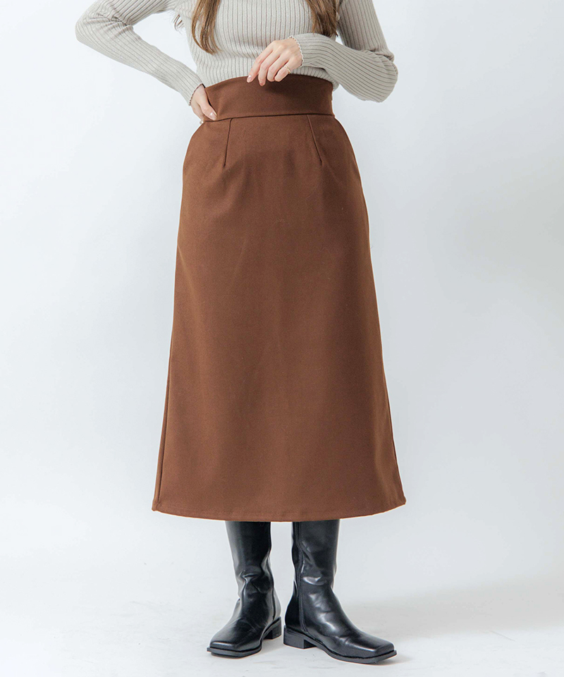 【予約商品】バックリボンストライプスカート