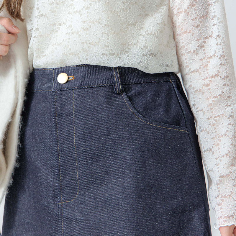 classic denim skirt ～ｸﾗｼｯｸﾃﾞﾆﾑｽｶｰﾄ | flower／フラワー公式通販