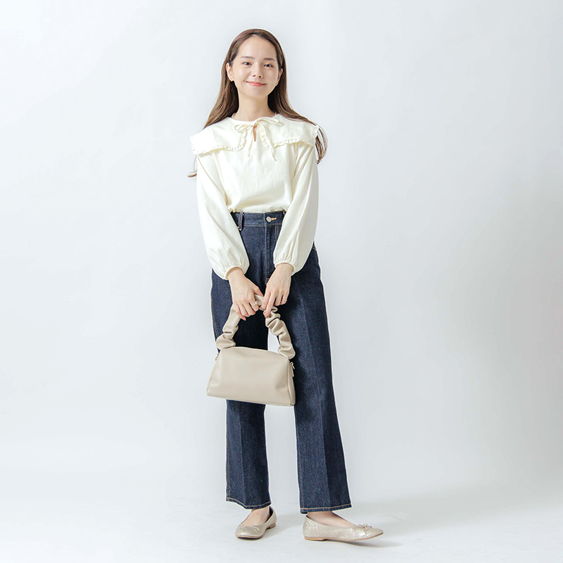 OUTLET】big collar blouse～ﾋﾞｯｸﾞｶﾗｰﾌﾞﾗｳｽ | flower／フラワー公式通販