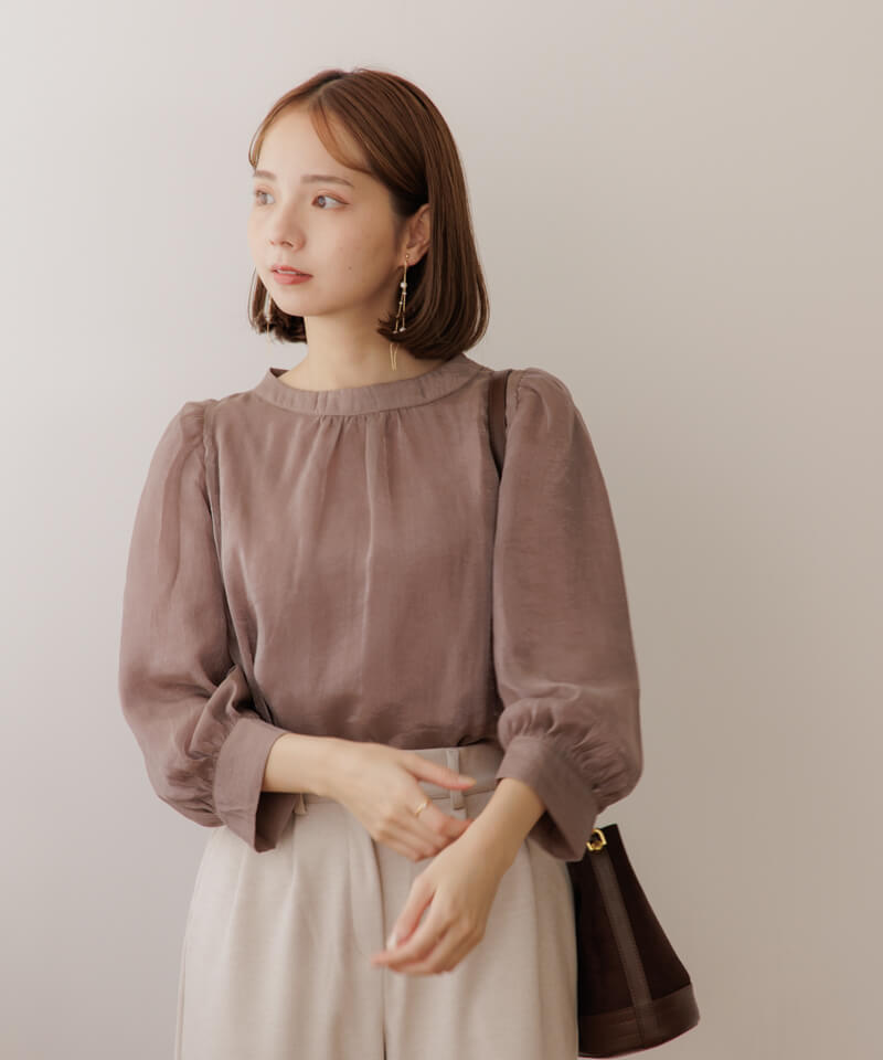 30%OFF】glossier ribbon blouse2～ｸﾞﾛｯｼｱｰﾘﾎﾞﾝﾌﾞﾗｳｽ2 | flower