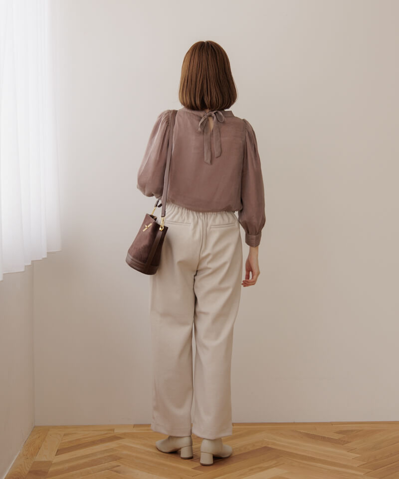 20%OFF】glossier ribbon blouse2～ｸﾞﾛｯｼｱｰﾘﾎﾞﾝﾌﾞﾗｳｽ2 | flower 