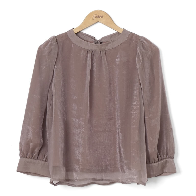 30%OFF】glossier ribbon blouse2～ｸﾞﾛｯｼｱｰﾘﾎﾞﾝﾌﾞﾗｳｽ2 | flower