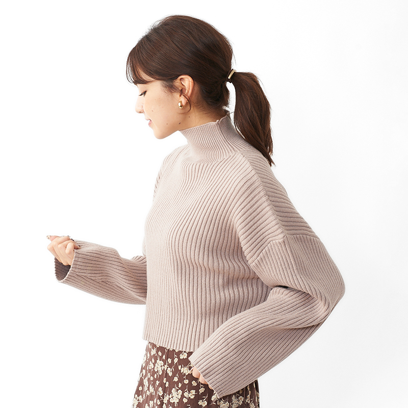 flavor knit top～ﾌﾚｲﾊﾞｰﾆｯﾄﾄｯﾌﾟ | flower／フラワー公式通販