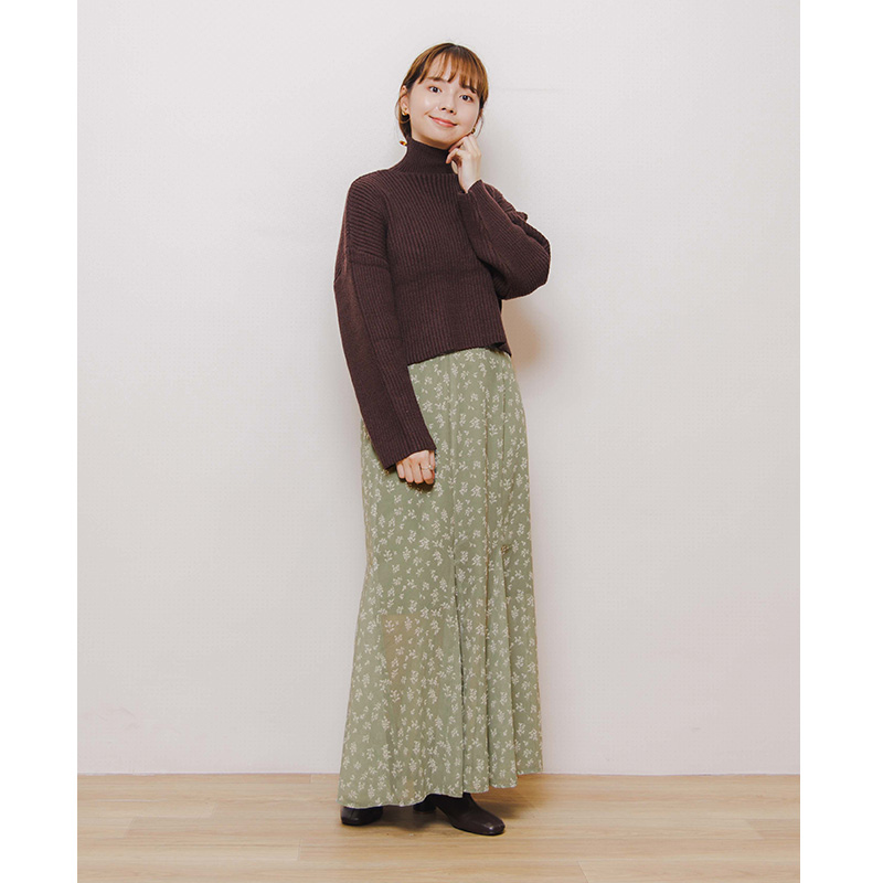 flavor knit top～ﾌﾚｲﾊﾞｰﾆｯﾄﾄｯﾌﾟ | flower／フラワー公式通販