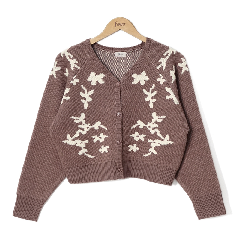 OUTLET】classical flowery knit～ｸﾗｼｶﾙﾌﾗﾜﾘｰﾆｯﾄ | flower／フラワー