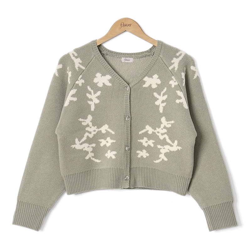 OUTLET】classical flowery knit～ｸﾗｼｶﾙﾌﾗﾜﾘｰﾆｯﾄ | flower／フラワー