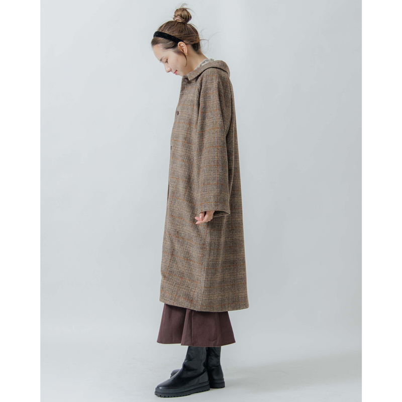 OUTLET】mannish check coat～ﾏﾆｯｼｭﾁｪｯｸｺｰﾄ | flower／フラワー公式通販