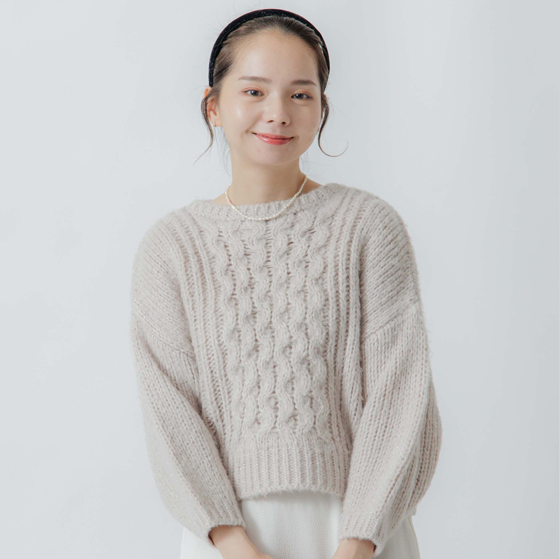 40%OFF】crystal aran knit～ｸﾘｽﾀﾙｱﾗﾝﾆｯﾄ | flower／フラワー公式通販