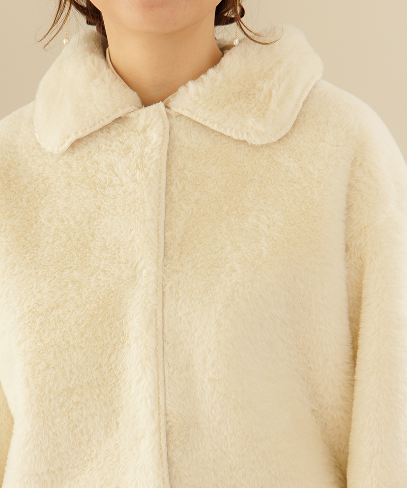 10%OFF】fluffy fur blouson～ﾌﾗｯﾌｨｰﾌｧｰﾌﾞﾙｿﾞﾝ | flower／フラワー公式通販