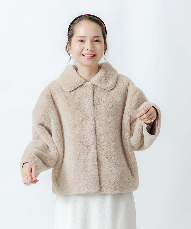 10%OFF】fluffy fur blouson～ﾌﾗｯﾌｨｰﾌｧｰﾌﾞﾙｿﾞﾝ | flower／フラワー公式通販