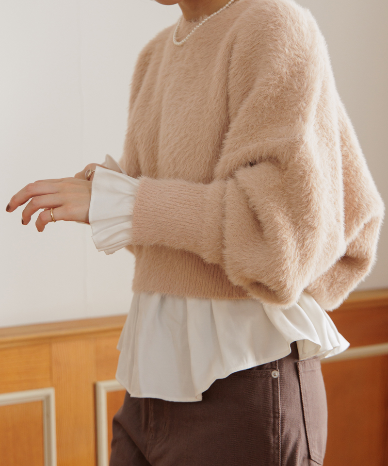 OUTLET】sweet shaggy knit～ｽｳｨｰﾄｼｬｷﾞｰﾆｯﾄ | flower／フラワー公式通販