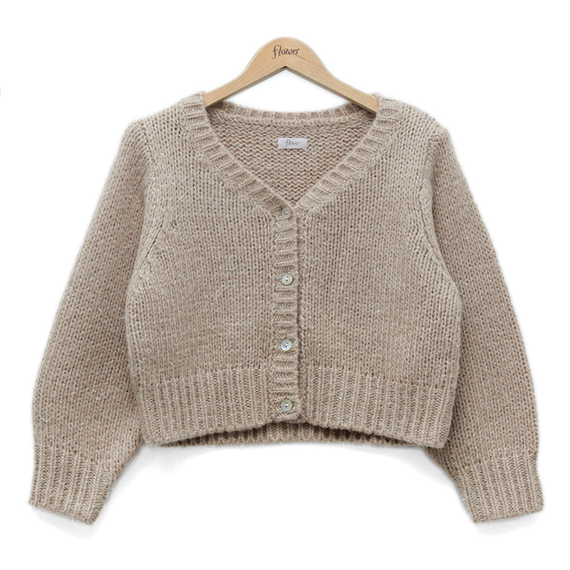 OUTLET】holiday knit cardigan～ﾎﾘﾃﾞｰﾆｯﾄｶｰﾃﾞｨｶﾞﾝ | flower／フラワー