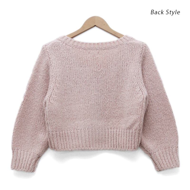 OUTLET】holiday knit cardigan～ﾎﾘﾃﾞｰﾆｯﾄｶｰﾃﾞｨｶﾞﾝ | flower／フラワー