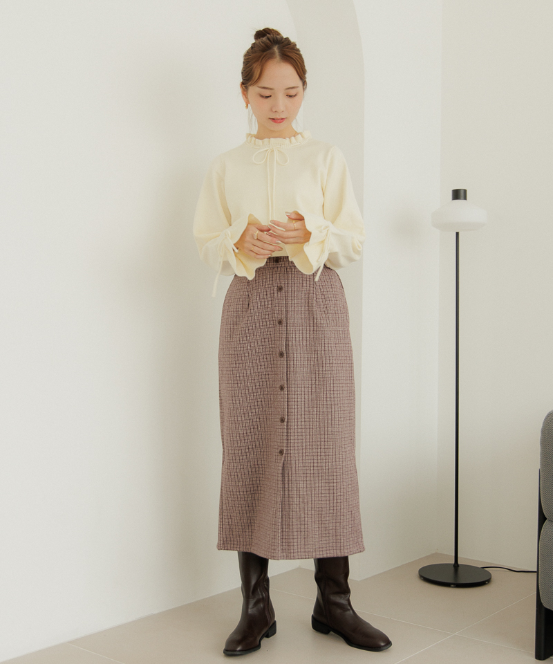 40%OFF】fluff check skirt～ﾌﾗｯﾌﾁｪｯｸｽｶｰﾄ | flower／フラワー公式通販