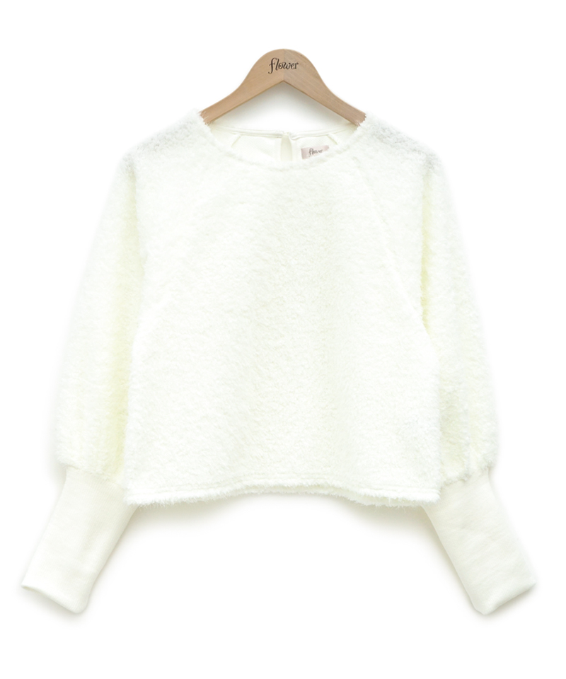 OUTLET】fluffy balloon tops～ﾌﾗｯﾌｨｰﾊﾞﾙｰﾝﾄｯﾌﾟｽ | flower／フラワー