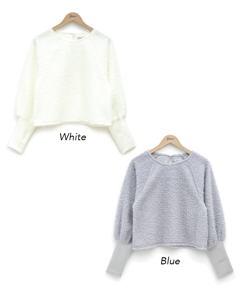 OUTLET】fluffy balloon tops～ﾌﾗｯﾌｨｰﾊﾞﾙｰﾝﾄｯﾌﾟｽ | flower／フラワー