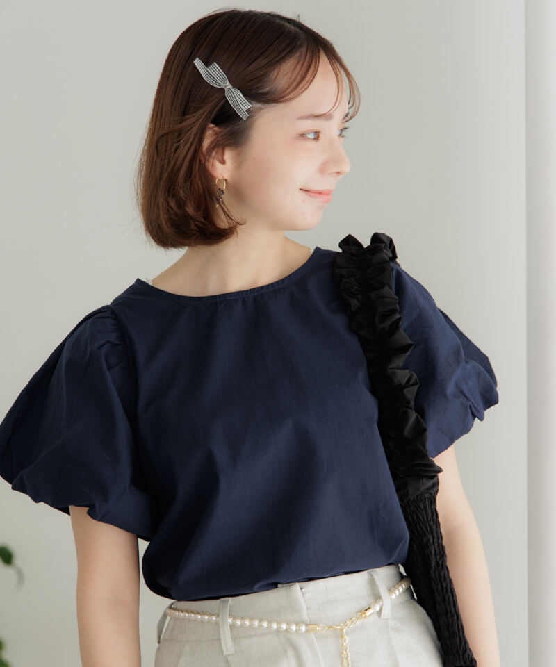 An MILLE FlowerシャーリングOP ブラック zz-AND-344_13-1.jpg?1748655079